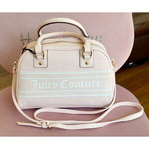Juicy Couture Powder Blush Fashionista Bowler Bag NWT